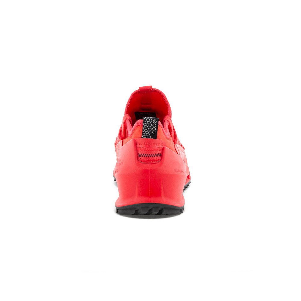 ECCO Sneakersy Damskie - Biom 2.0 Niskie Tex - Czerwone - NPCLEI-103